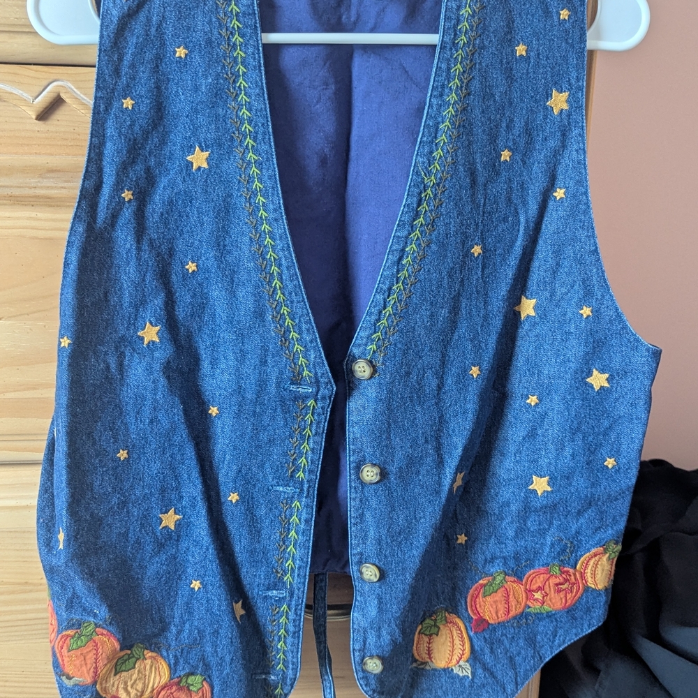 Karen Scott Navy Cotton Garment